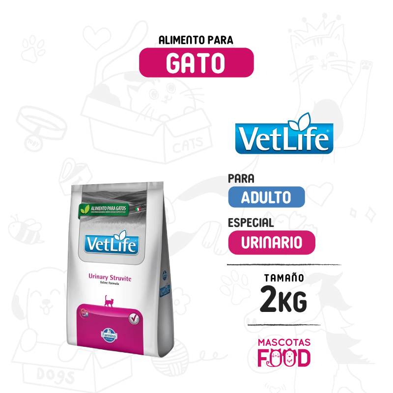 Vetlife para Gato Cuidado Urinario 2 KG