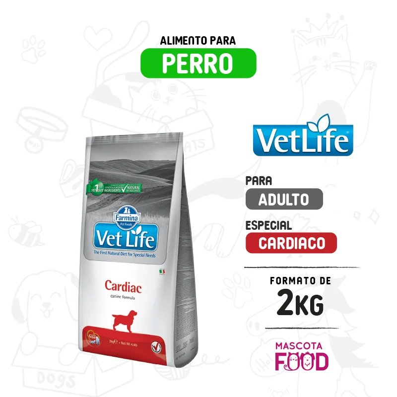 Vetlife para Perros Cuidado Cardiacos 2 KG