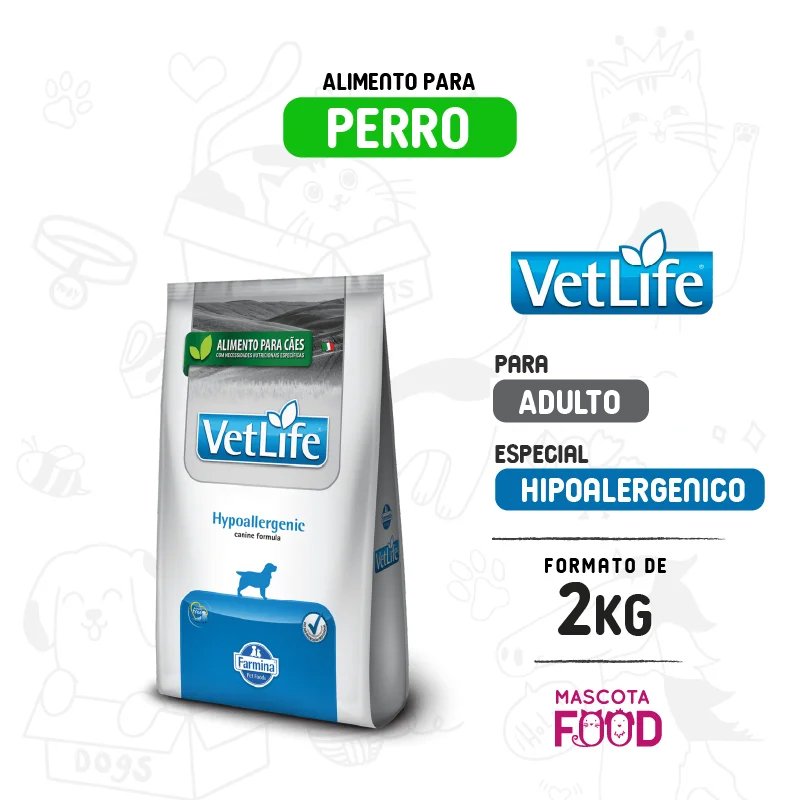 Vetlife para Perros Hipoalergenico 2 KG