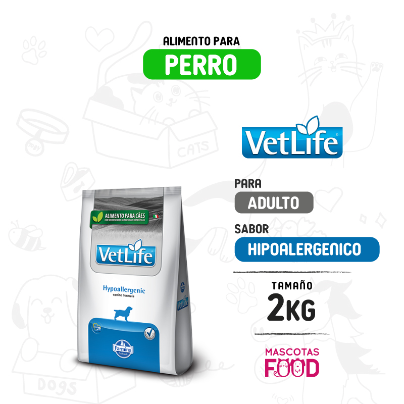 Vetlife para Perro Hipoalergenico 2 KG
