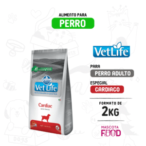 Alimento para Perros Cuidado Cardiacos Vetlife 2 KG