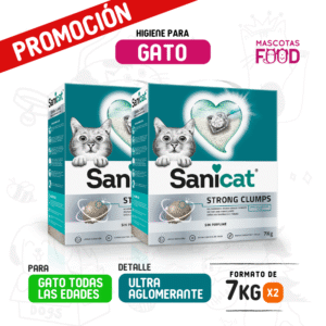 2 Arenas sanitaria Sanicat Ultra aglomerante 7KG
