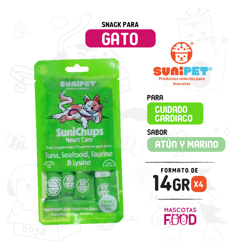 Sunichups Cuidados del corazón sabor Atún 4 Tubitos