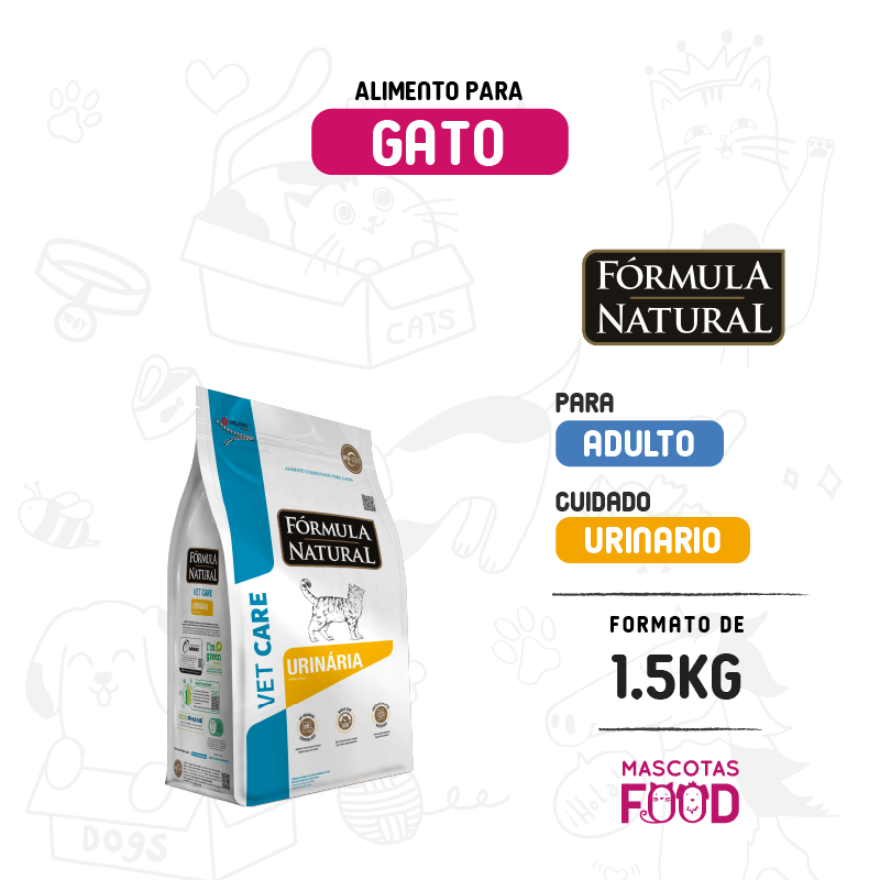 Formula Natural Urinary para Gato 1.5 KG