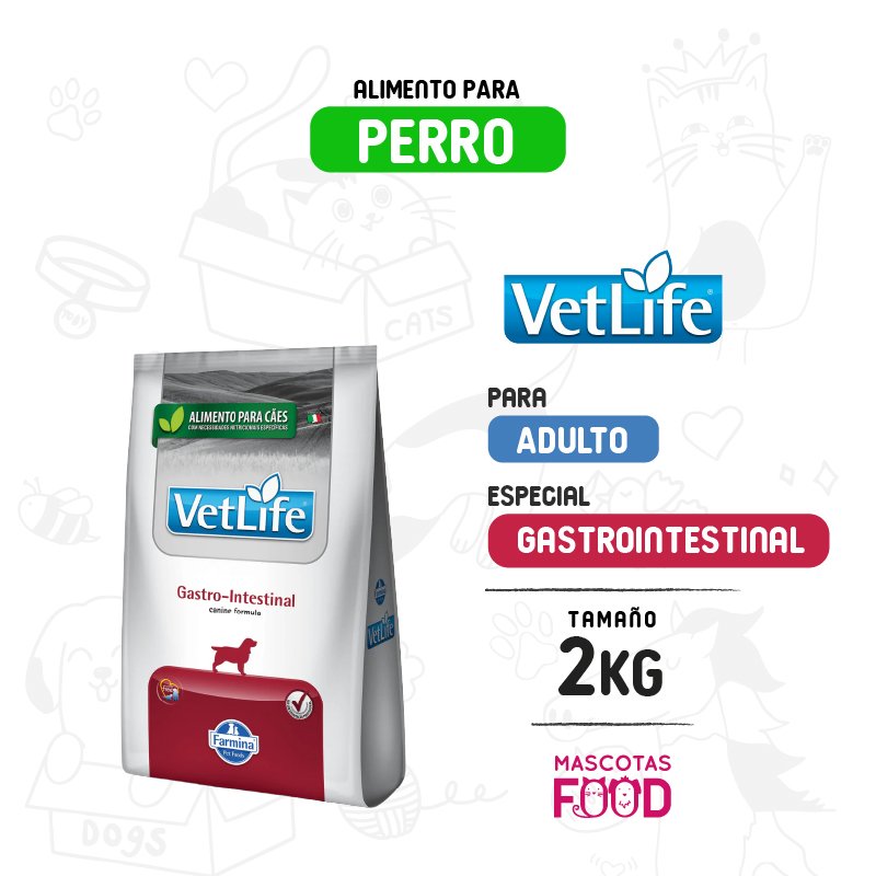 Vetlife para Perros Gastro-intestinal 2 KG