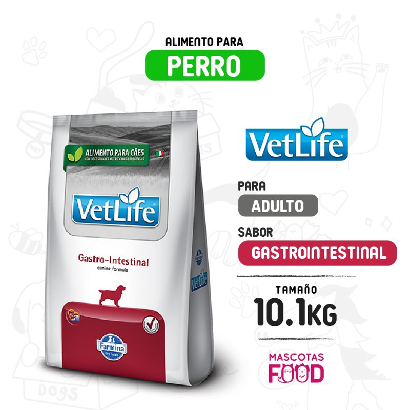 Vetlife para Perro Cuidado Gastro-intestinal 10.1 KG