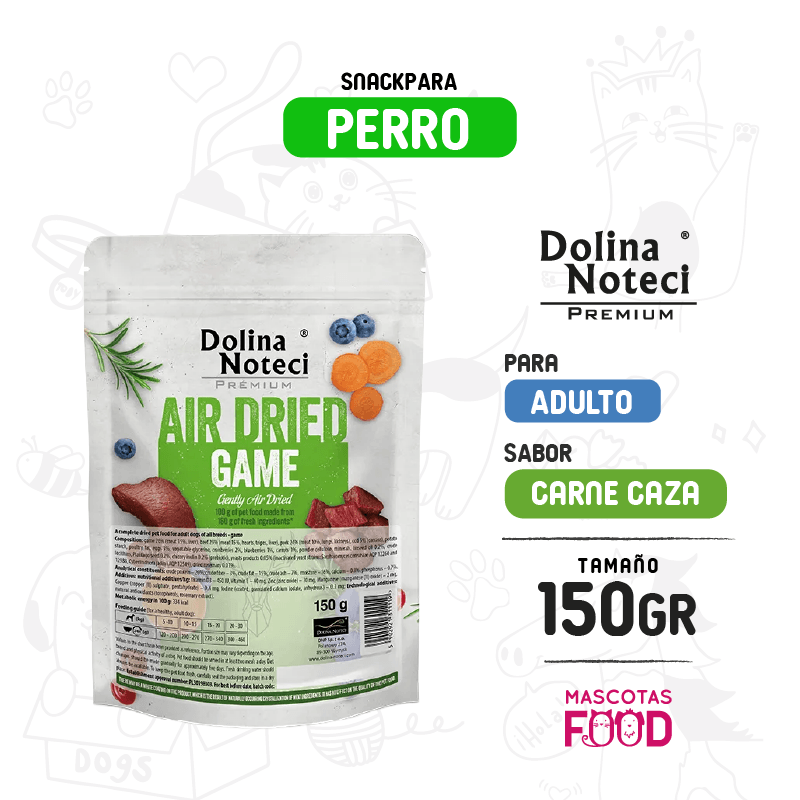 Snack Air Dried sabor Animales de caza 150 GR