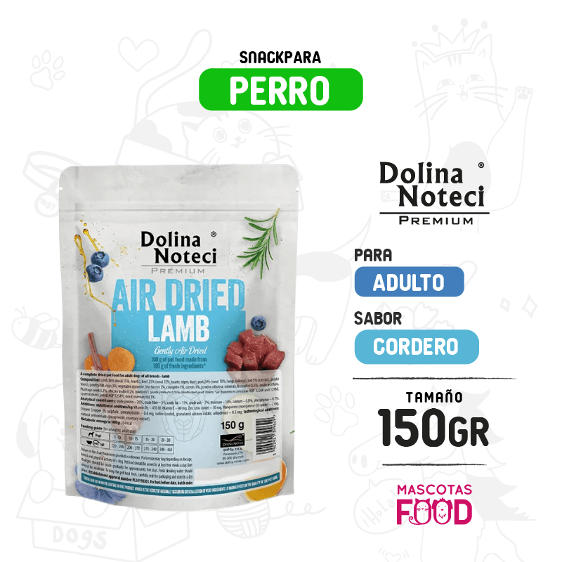 Snack Air Dried sabor Cordero 150 GR