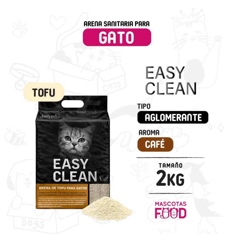 Inicio 14 Arena de Tofu Easy Clean aroma Café 2 KG