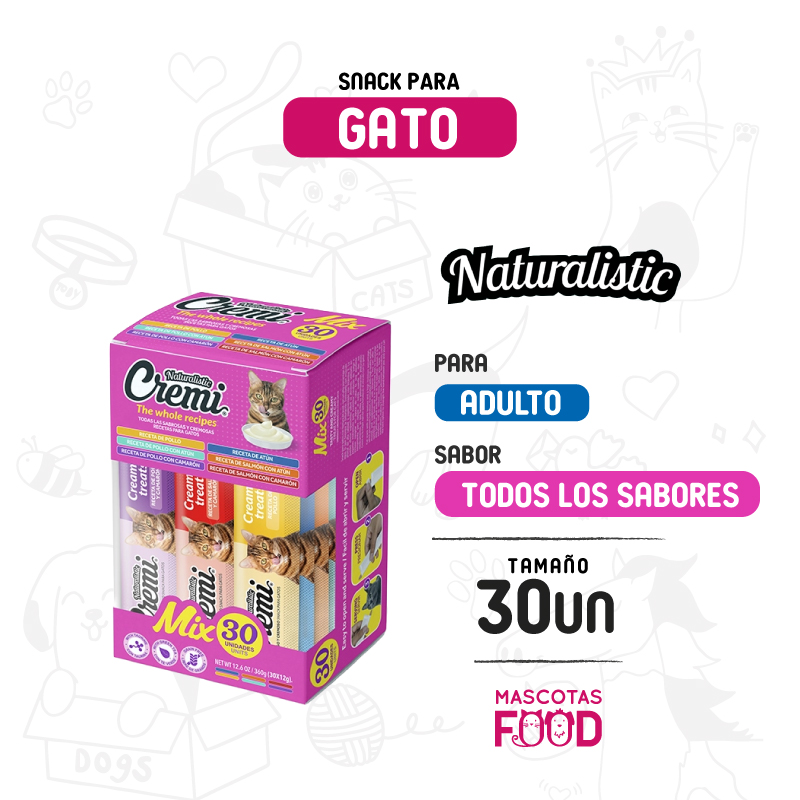 Cremi BOX Todos los sabores 30 unidades