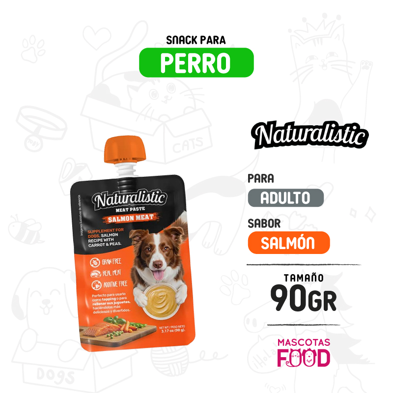 Inicio 27 Pasta de Salmón Naturalistic 90 GR