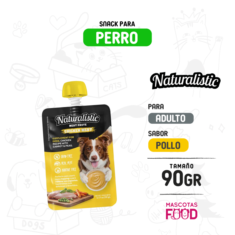 Inicio 25 Pasta de Pollo Naturalistic 90 GR