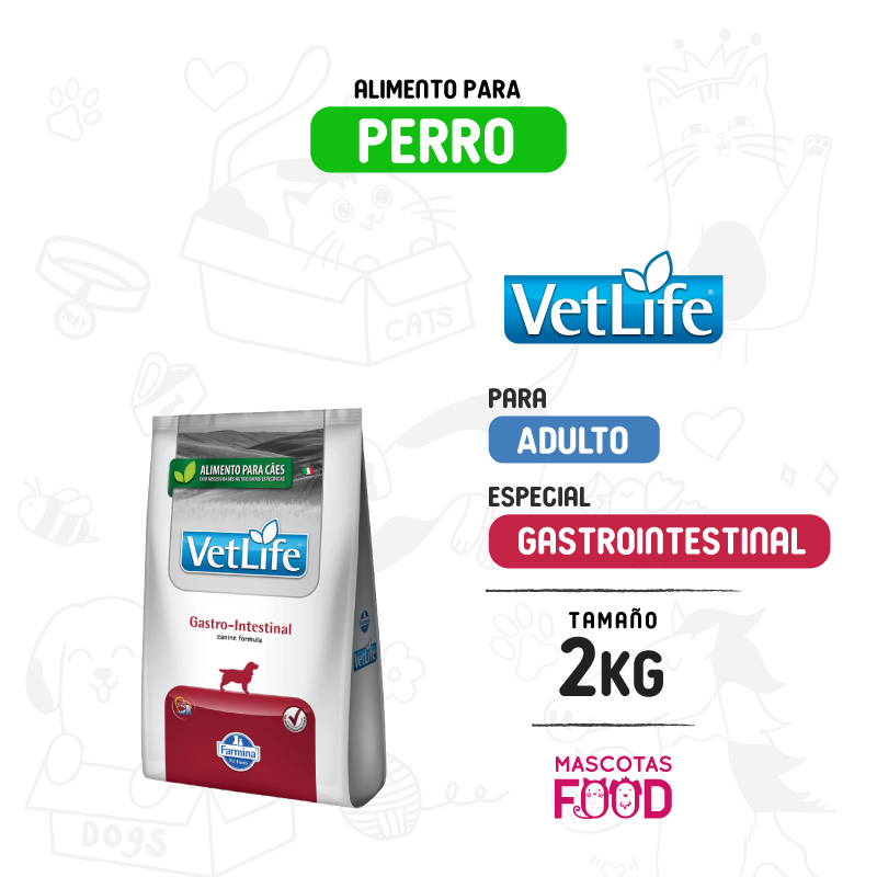 Vetlife para Perro Cuidado Gastrointestinal 2 KG