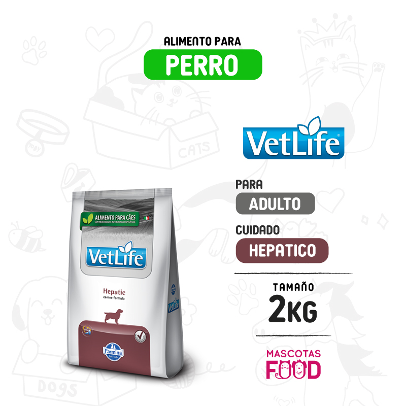 Vetlife para Perro Cuidado Hepatico 2 KG