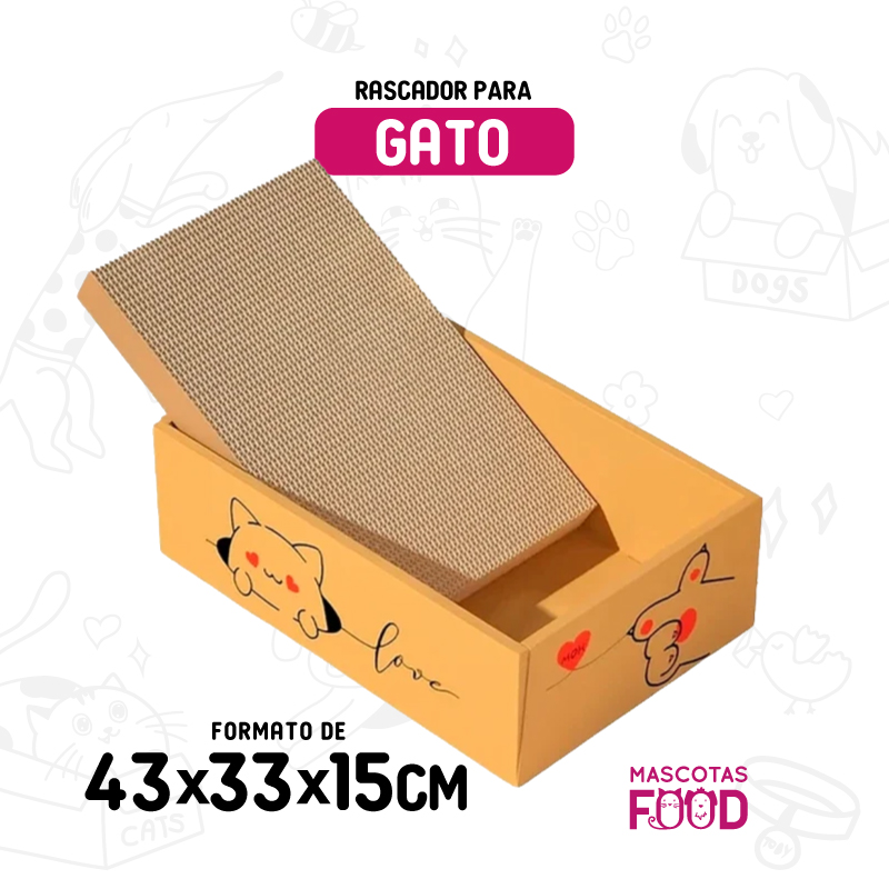 Tablero-rascador para Gato 43x33x15 CM