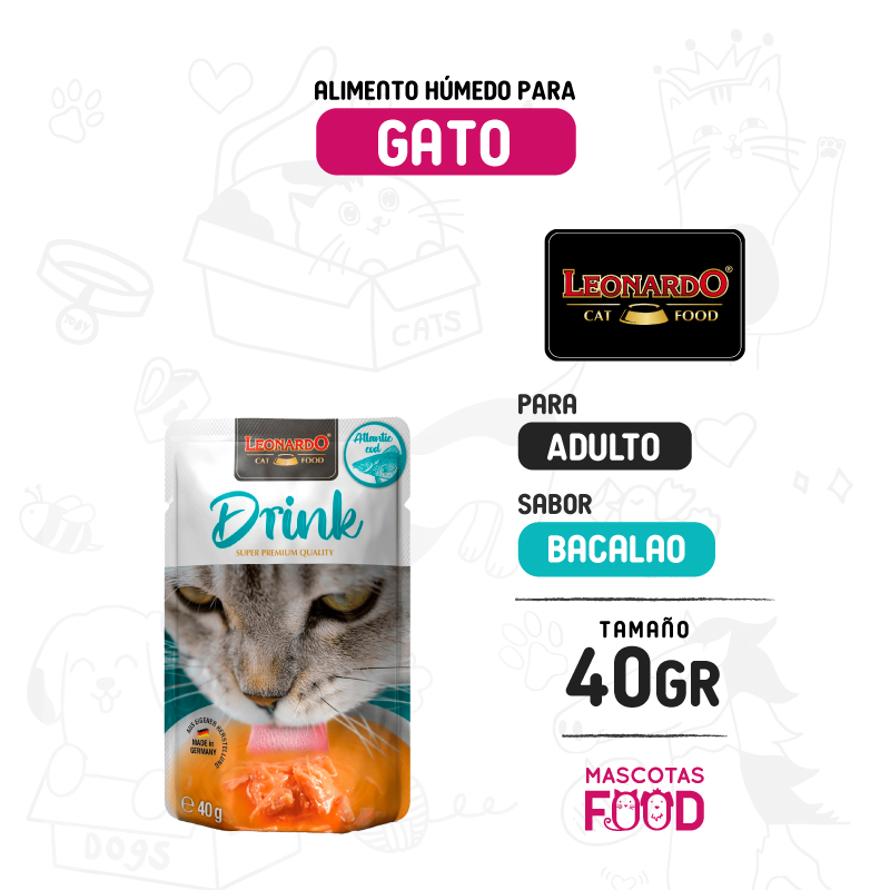 Sopita Drink Leonardo sabor Bacalao 40 GR