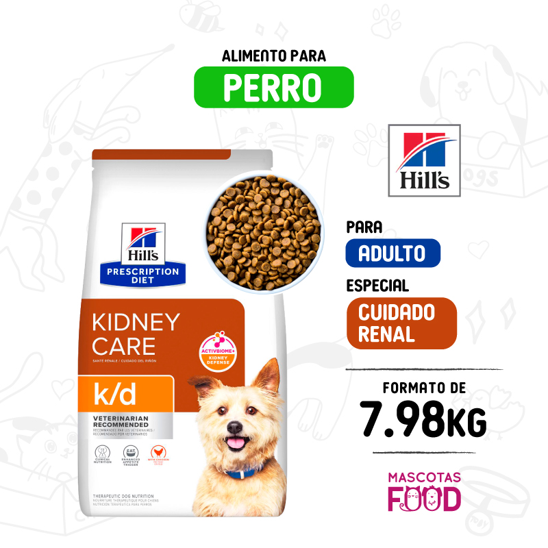 Hills para Perro Cuidado renal K/D 7.98 KG