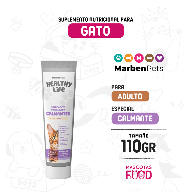 Inicio 11 Pasta suplemento nutricional para Gato Calmante 110 GR