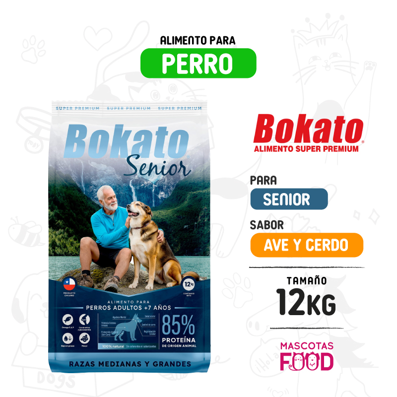 Bokato para Perro Senior 12 KG