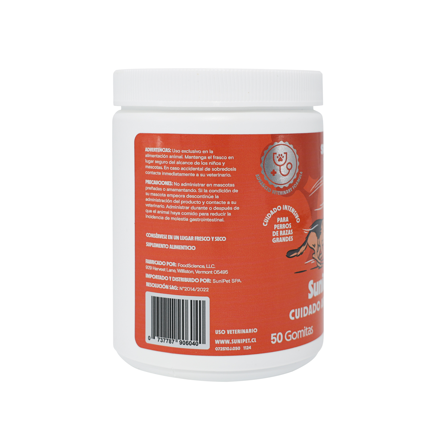 SuniUltraFlex Suplemento articular intensivo para perros 50 Gomitas 3 SuniUltraFlex Suplemento articular intensivo para perros 50 Gomitas - Imagen 3