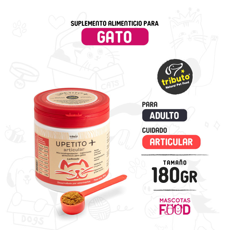 Upetito+ Tributo para gatos Cuidado articular 180 GR