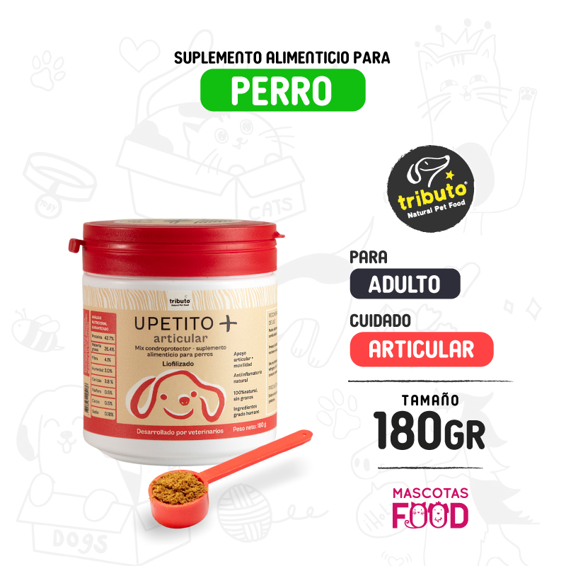 Upetito+ Tributo para perros Cuidado articular 180 GR